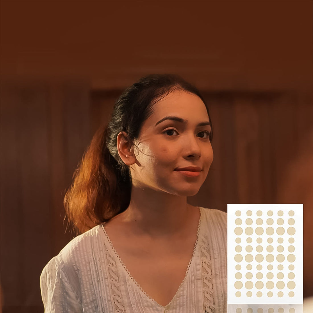 GlowForm SpotAway pimple patches displayed on a clean, minimalist background.