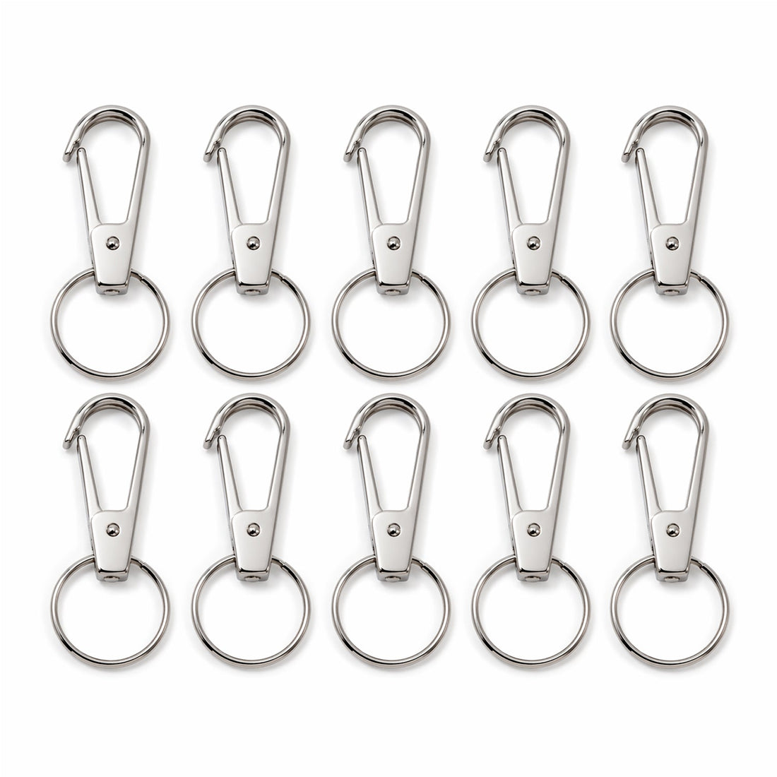 Organizing keys with heavy duty metal clips
