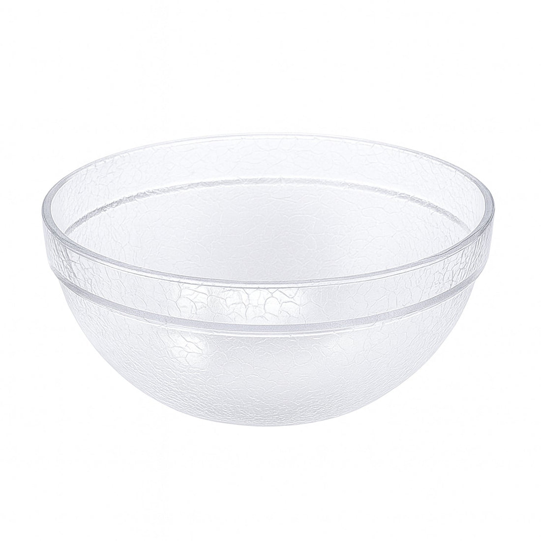 Premium quality transparent plastic mixing bowl used for kitchen and serving