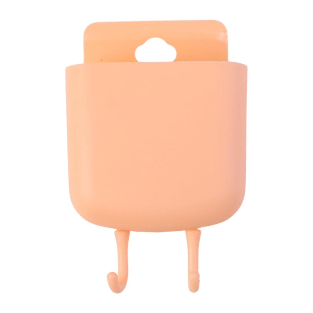 Compact space-saving wall storage bag for cables and small essentials