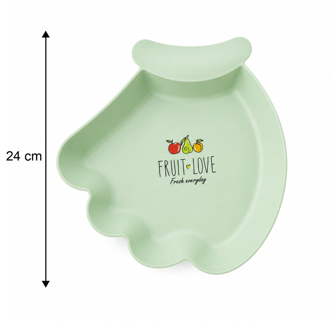 Colorful plastic tray for kids food serving