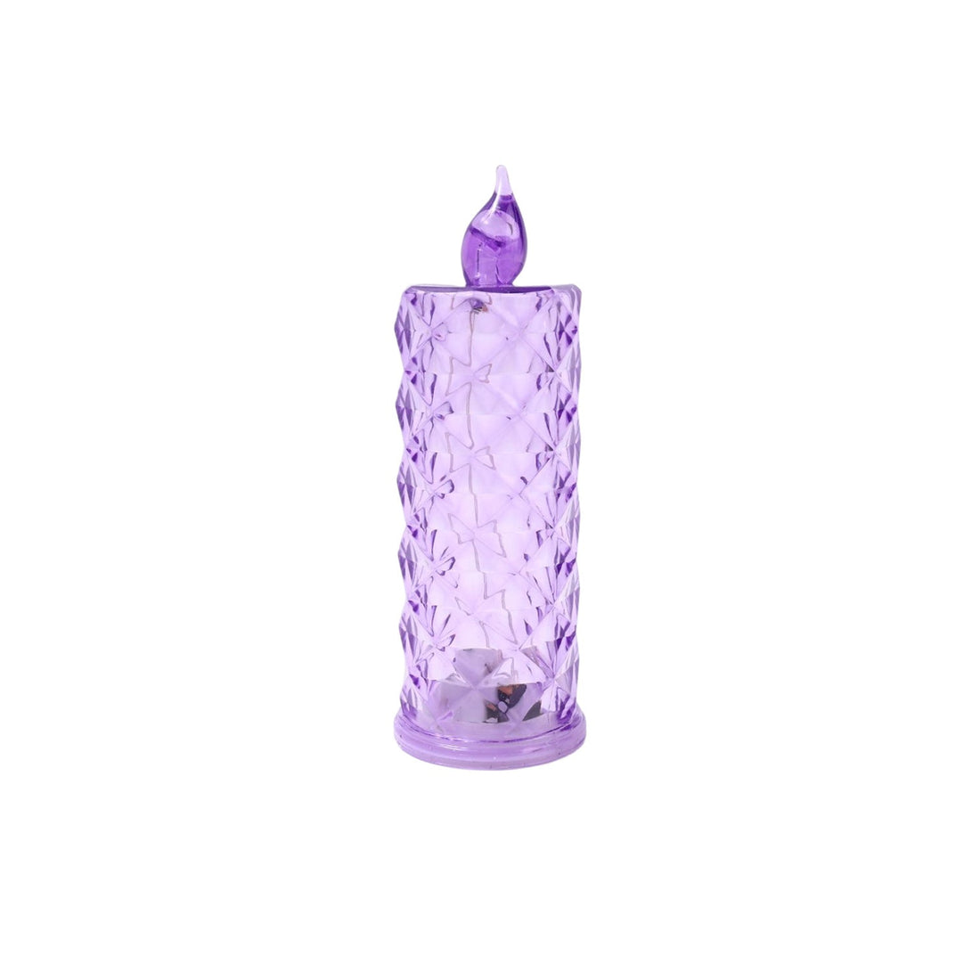 Multicolor crystal candlelight with soft LED glow ideal for Diwali decor