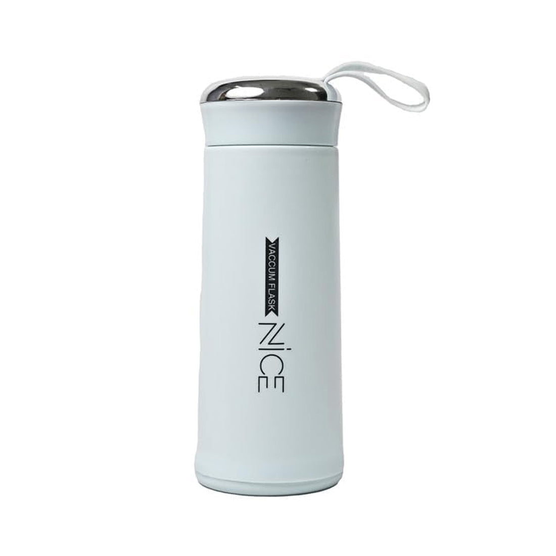 Durable glass water bottle with a protective grey silicone sleeve and bamboo lid for a firm grip.