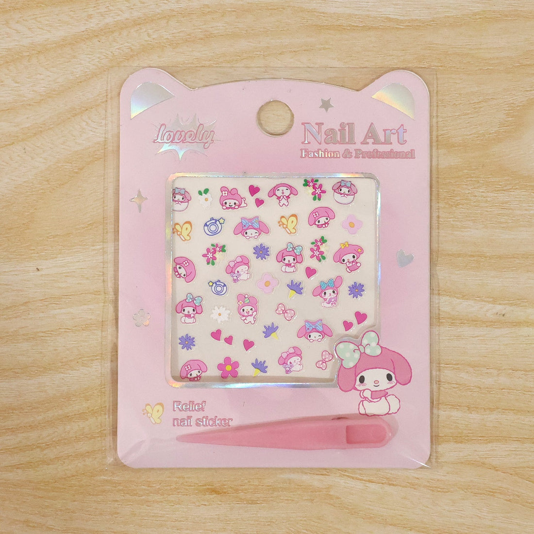 Cute cartoon nail decoration sticker set for easy DIY nails
