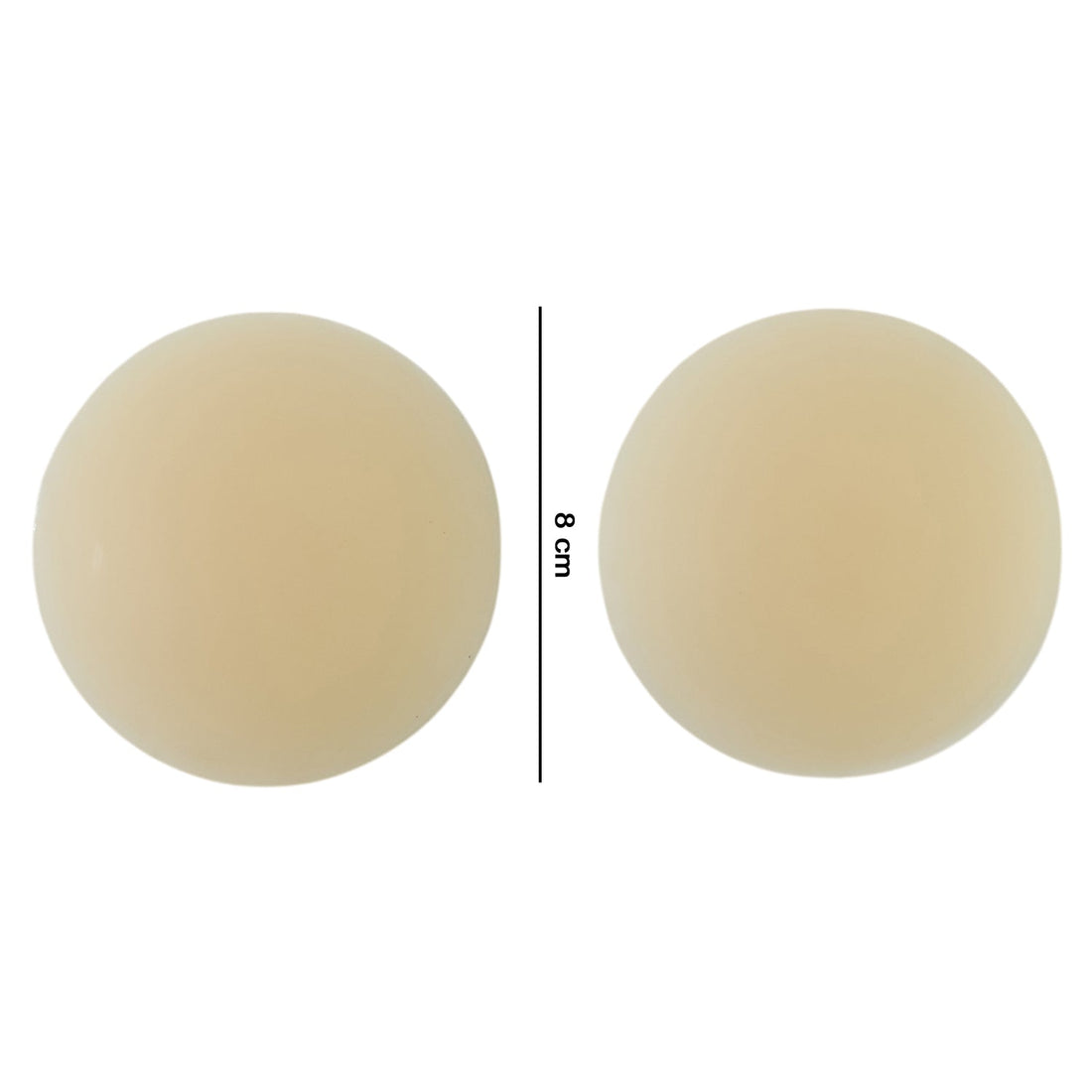 Reusable breast cover pads with silicone design