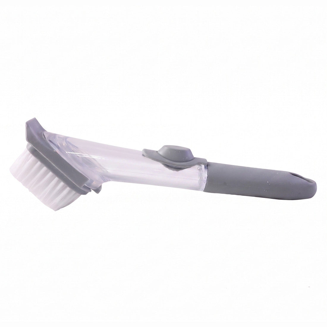 Dish scrub brush on white background showing design