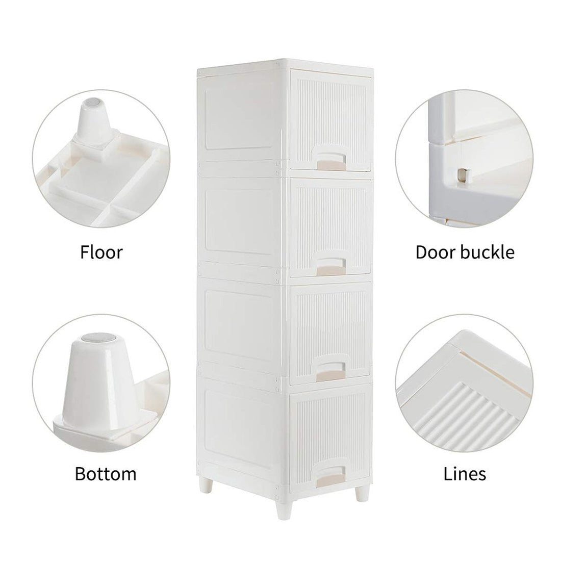 Compact multipurpose storage cabinet perfectly placed in a bathroom for toiletries.