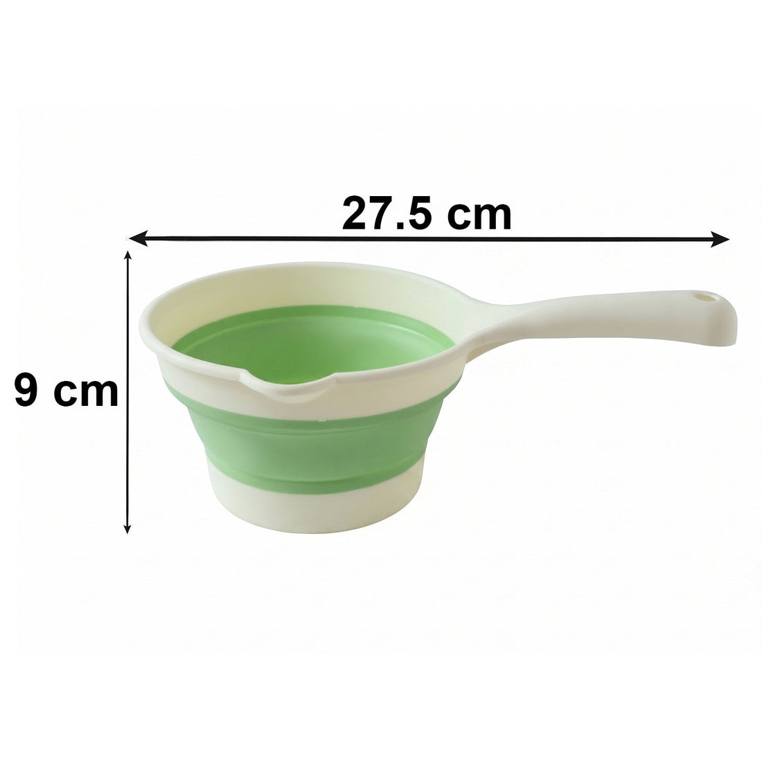 Size guide for foldable water scoop