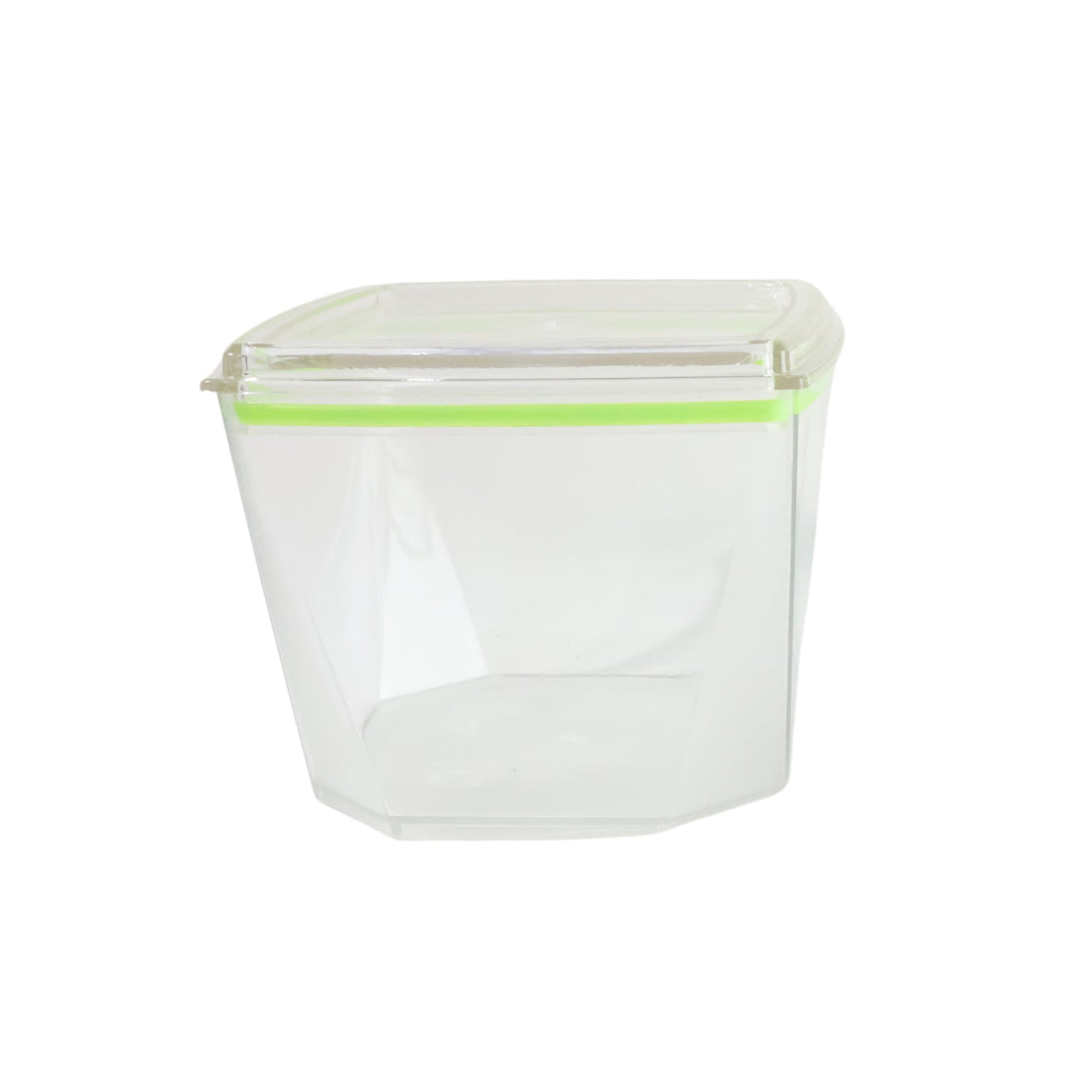 Organized kitchen shelves with stackable leak-proof food containers food storage container