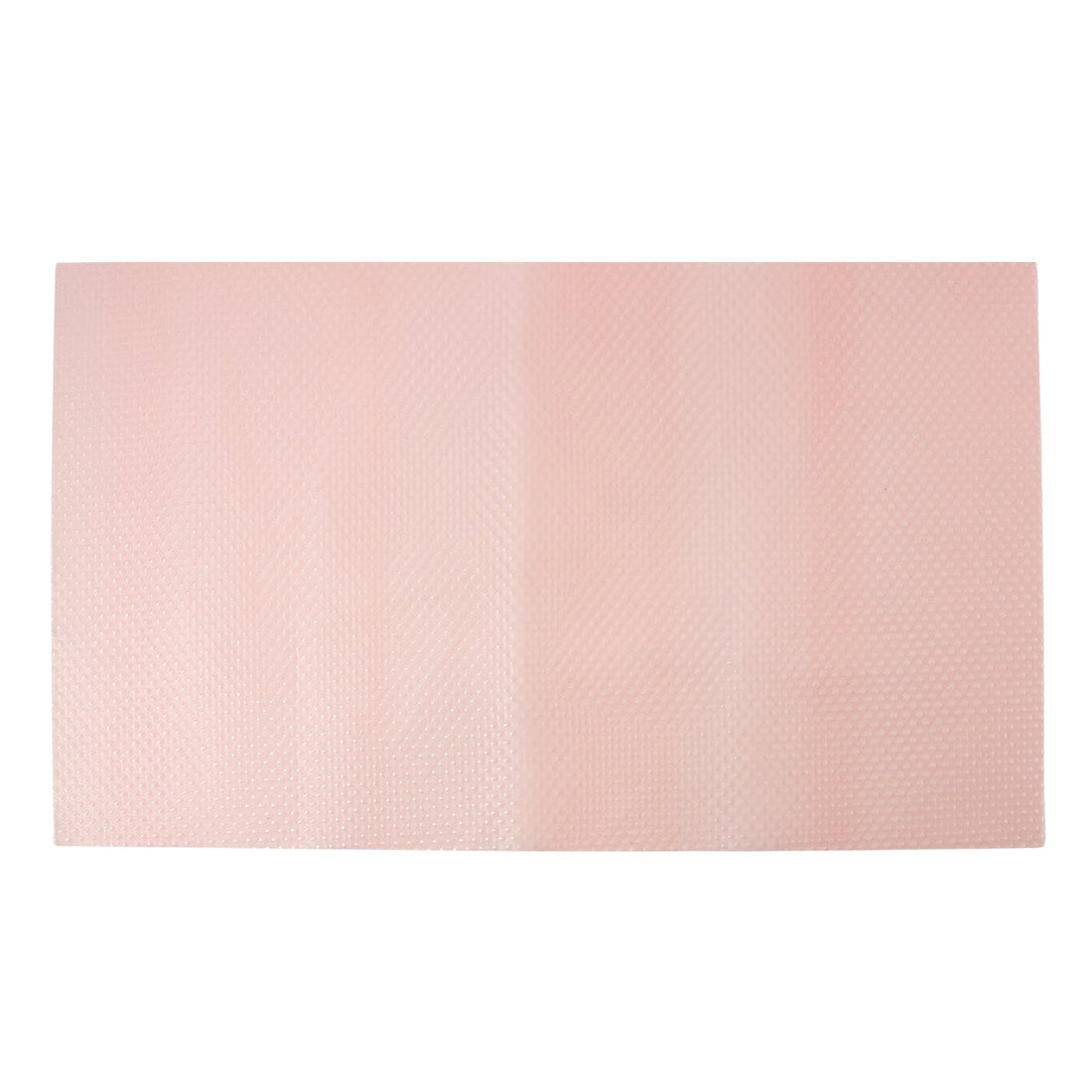 Clear organizer mat providing hygienic surface protection for fridge shelves