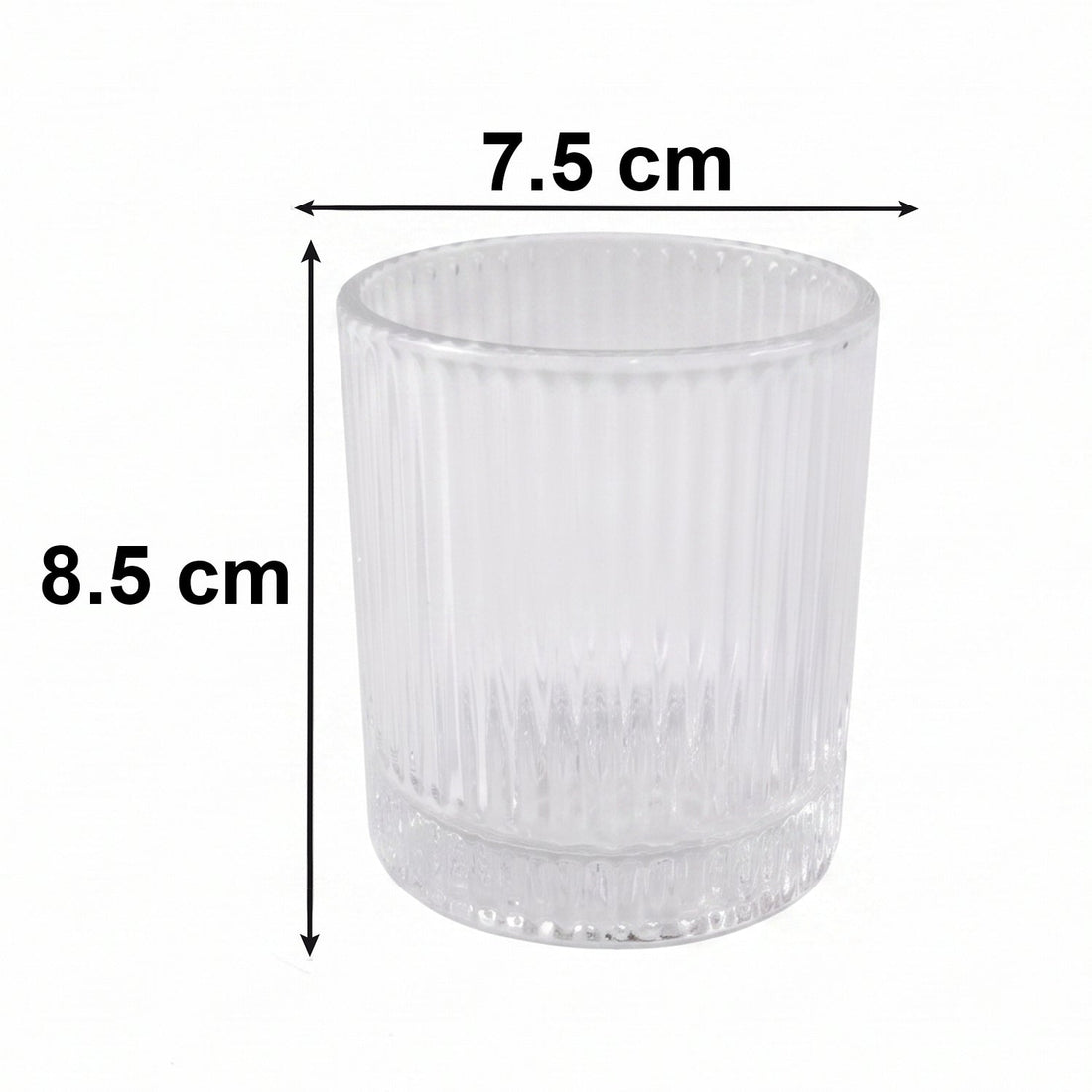 Premium transparent crystal glass tumbler for daily use