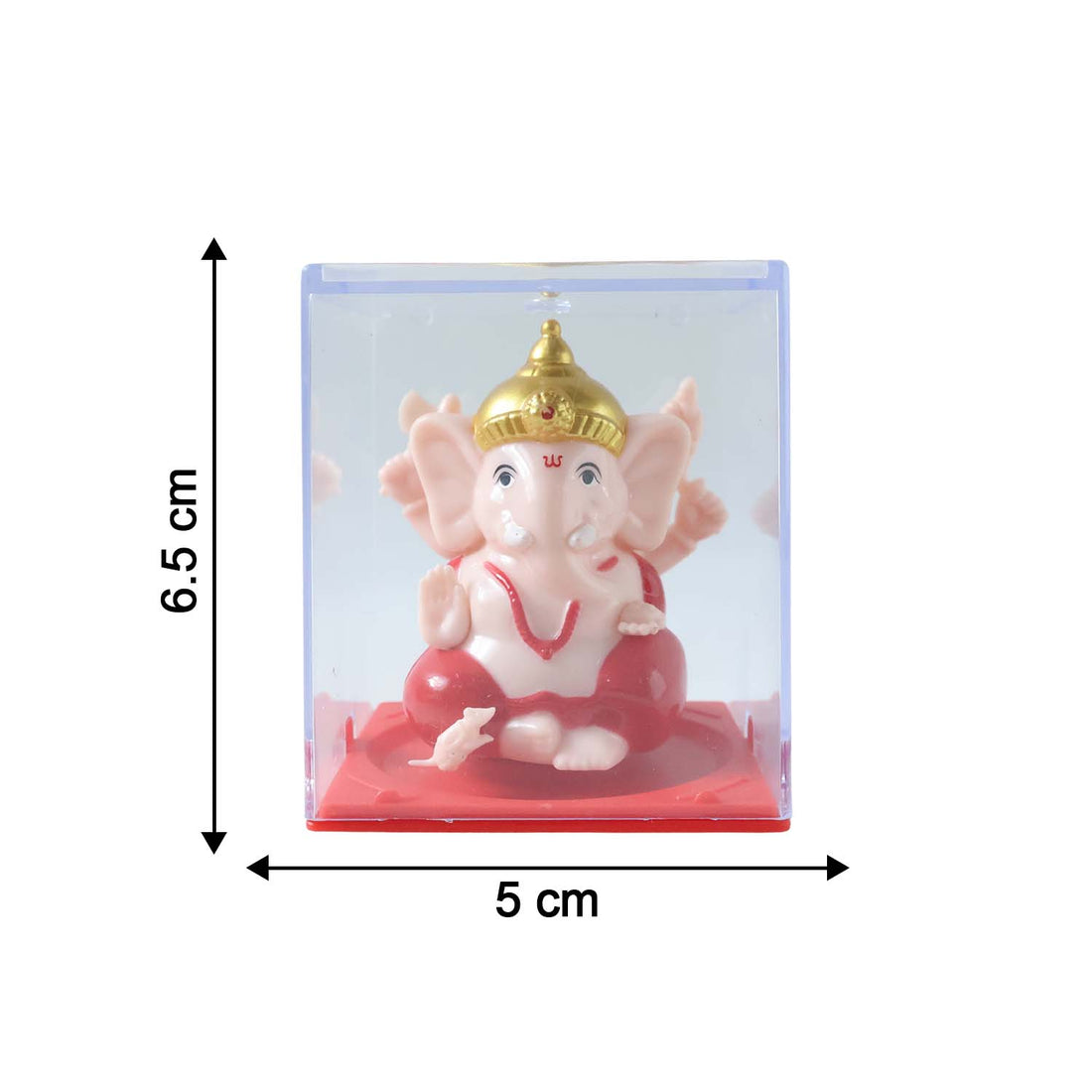Decorative small Ganesha statue featuring unique hand movement design